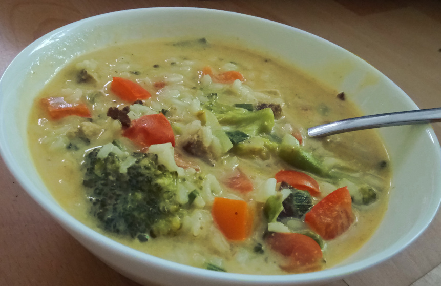 Fruchtiges Gemüse Curry